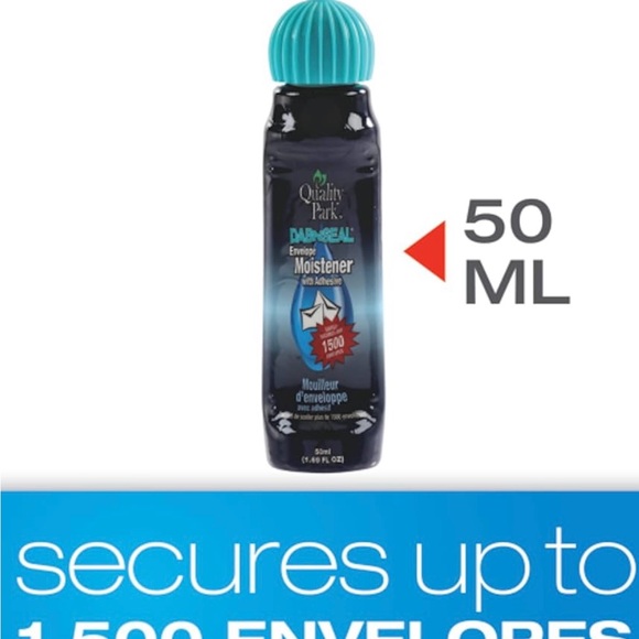 Quality Park 4 Bottles of Dab-N-Seal Envelope Moistener with Adhesive - Picture 5 of 9